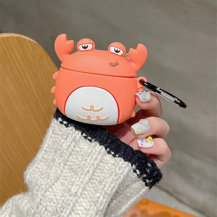 Perspectaa Cartoon Silicone AirPods Case Cover