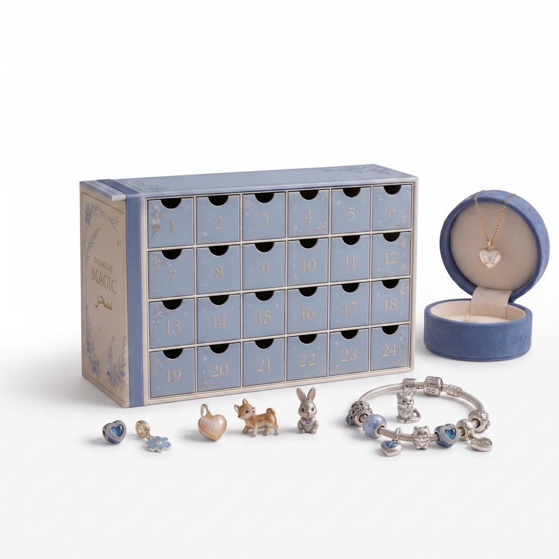 Storybook Favourites Advent Calendar, a 24-piece charm countdown