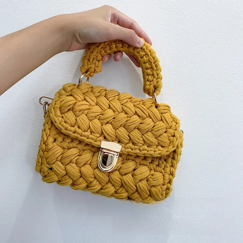 Perspectaa Handmade Woven Crossbody Bag