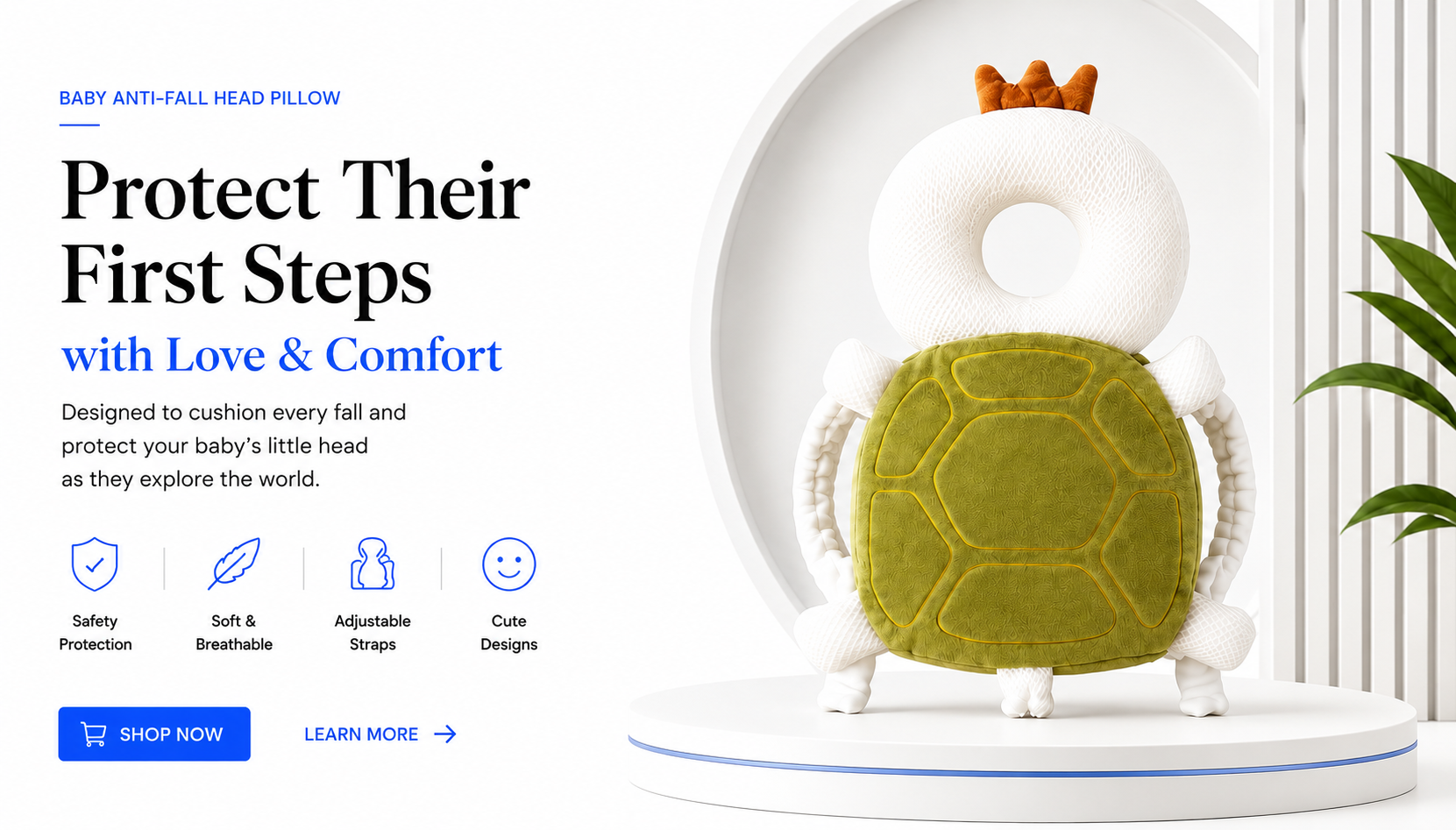 PerspectaaInfant Anti-Fall Head Protection Pillow - Landing Image 2