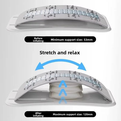 Perspectaa Inflatable Lumbar Reliever, Adjustable Air Bag Waist Support Plate to Relieve Lumbar Disc and Waist Stretching Artifact Wholesale