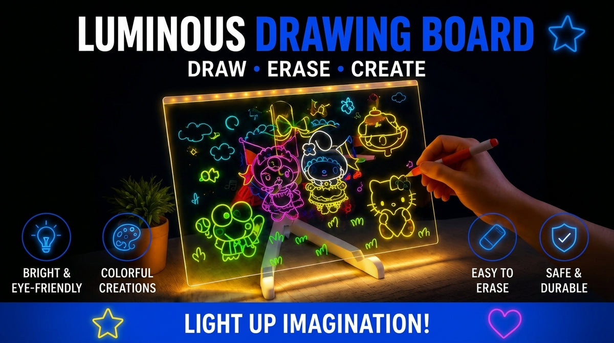Perspectaa Luminous Drawing Board for Kids - Landing Image 2