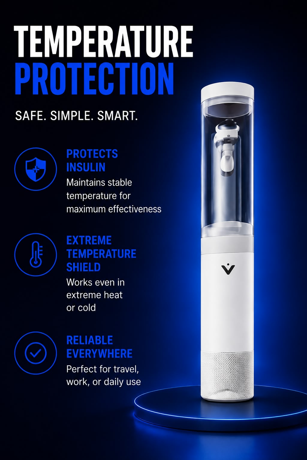 Perspectaa VIVI Cap™ Insulin Pen Temperature