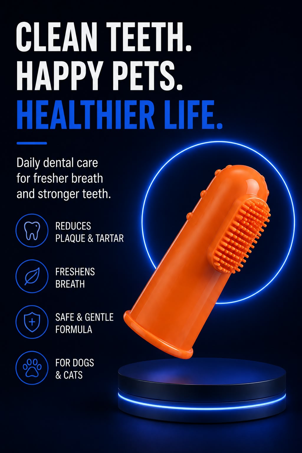 Perspectaa Pet Dental Care Toothpaste and Toothbrush Set - Landing Image 2