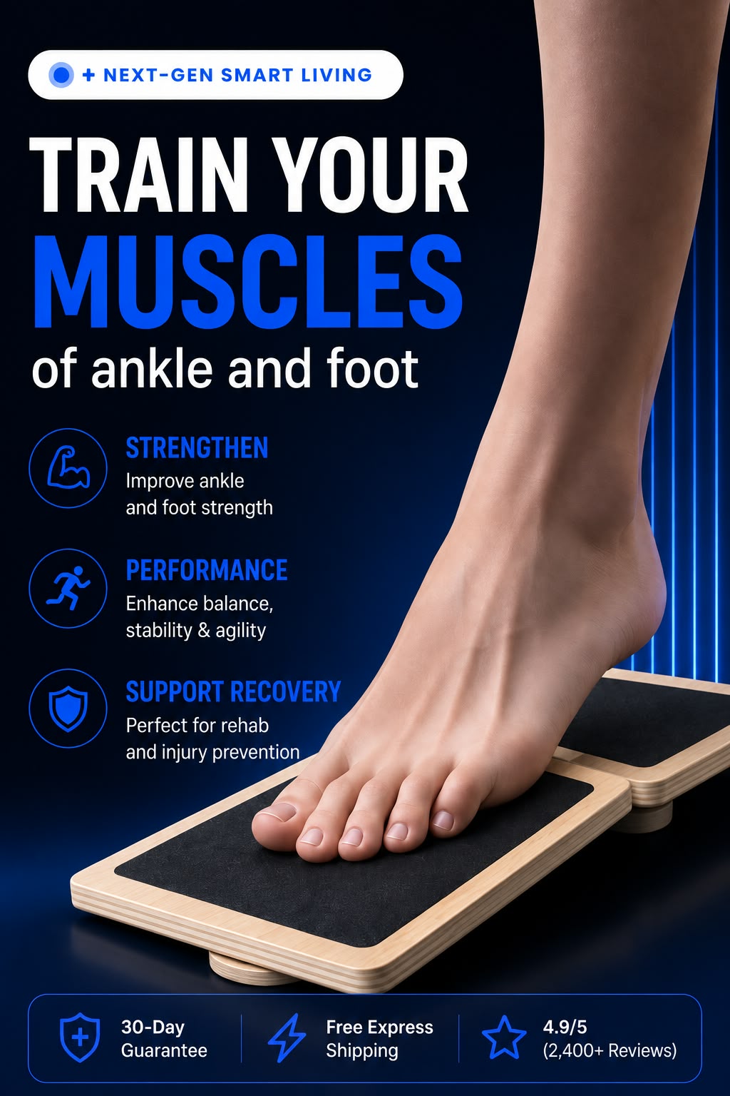 Perspectaa Ankle Balance Board - Landing Image 1