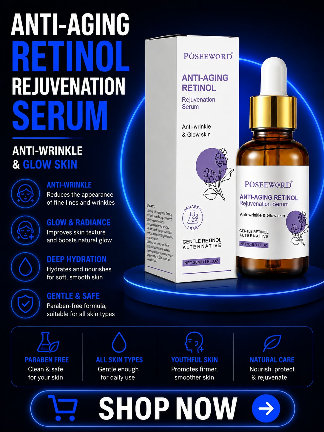 Perspectaa Retinol Serum - Landing Image 1