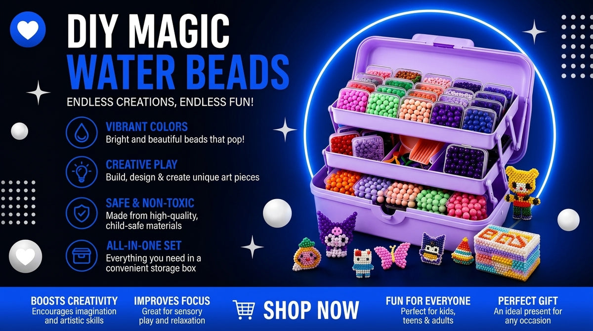 Perspectaa Luminous Magic Beads DIY Educational Craft - Landing Image 1