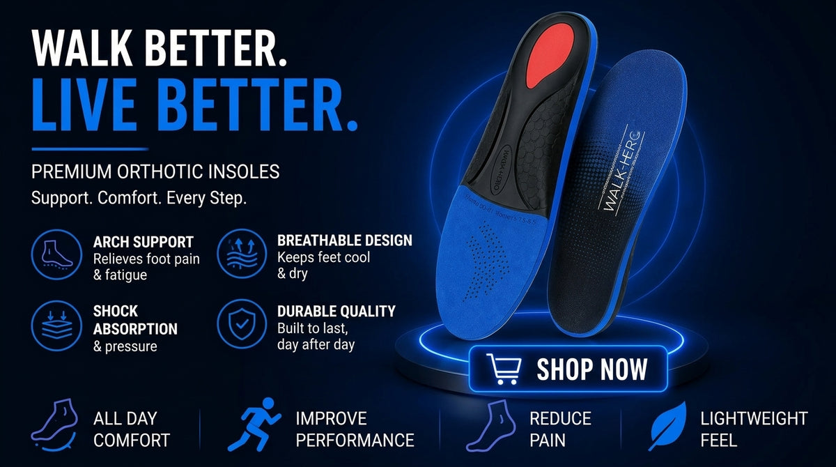 Perspectaa Orthopedic Insoles for Plantar Fasciitis Relief - Landing Image 1