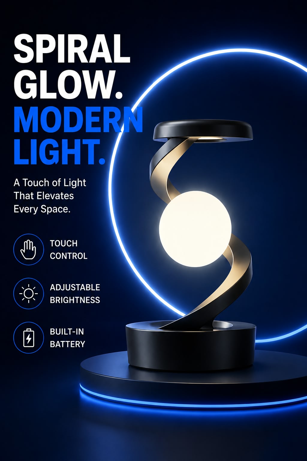 Perspectaa LED Desk Lamp - Landing Image 2