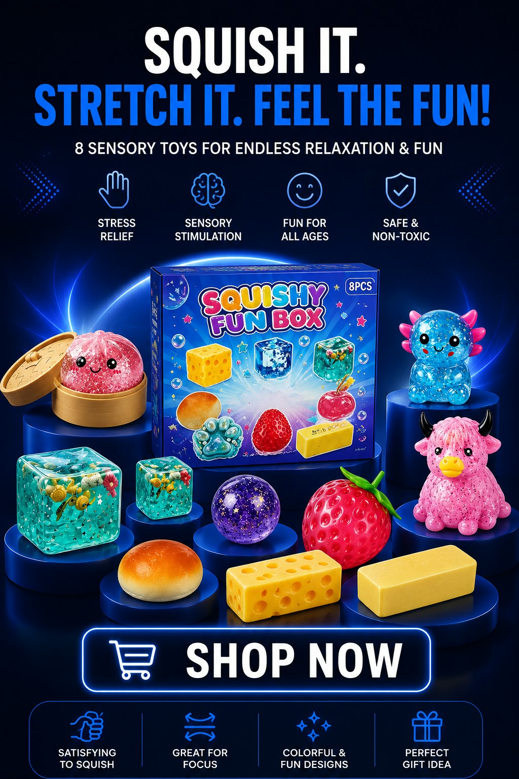 Perspectaa Maltose Stress Relief Toys Set - Landing Image 1