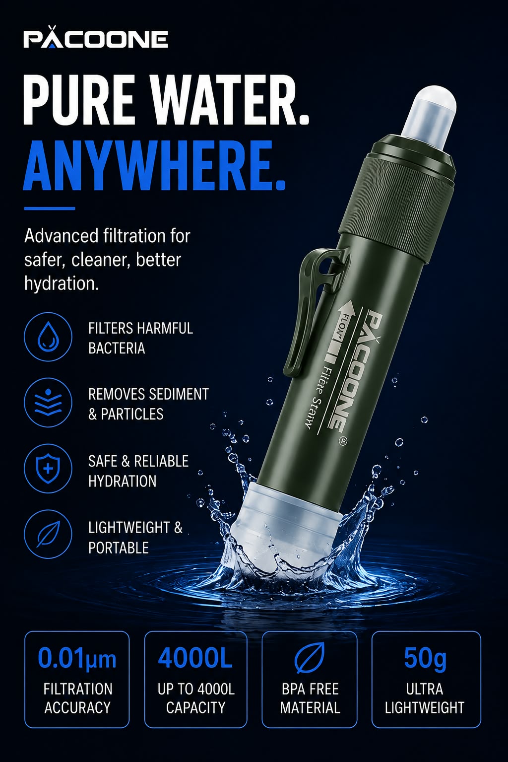 Perspectaa Sawyer Mini Water Filtration System - Landing Image 3