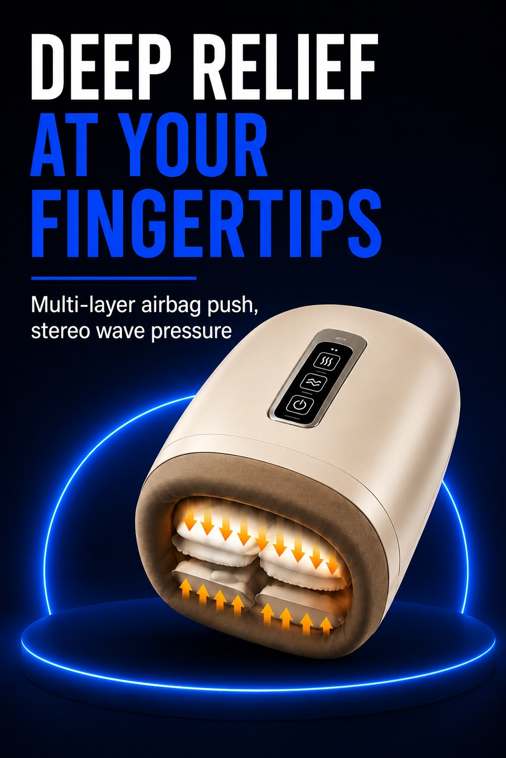 Perspectaa Hand Massager with Heating and Air Wave Technology - Landing Image 2