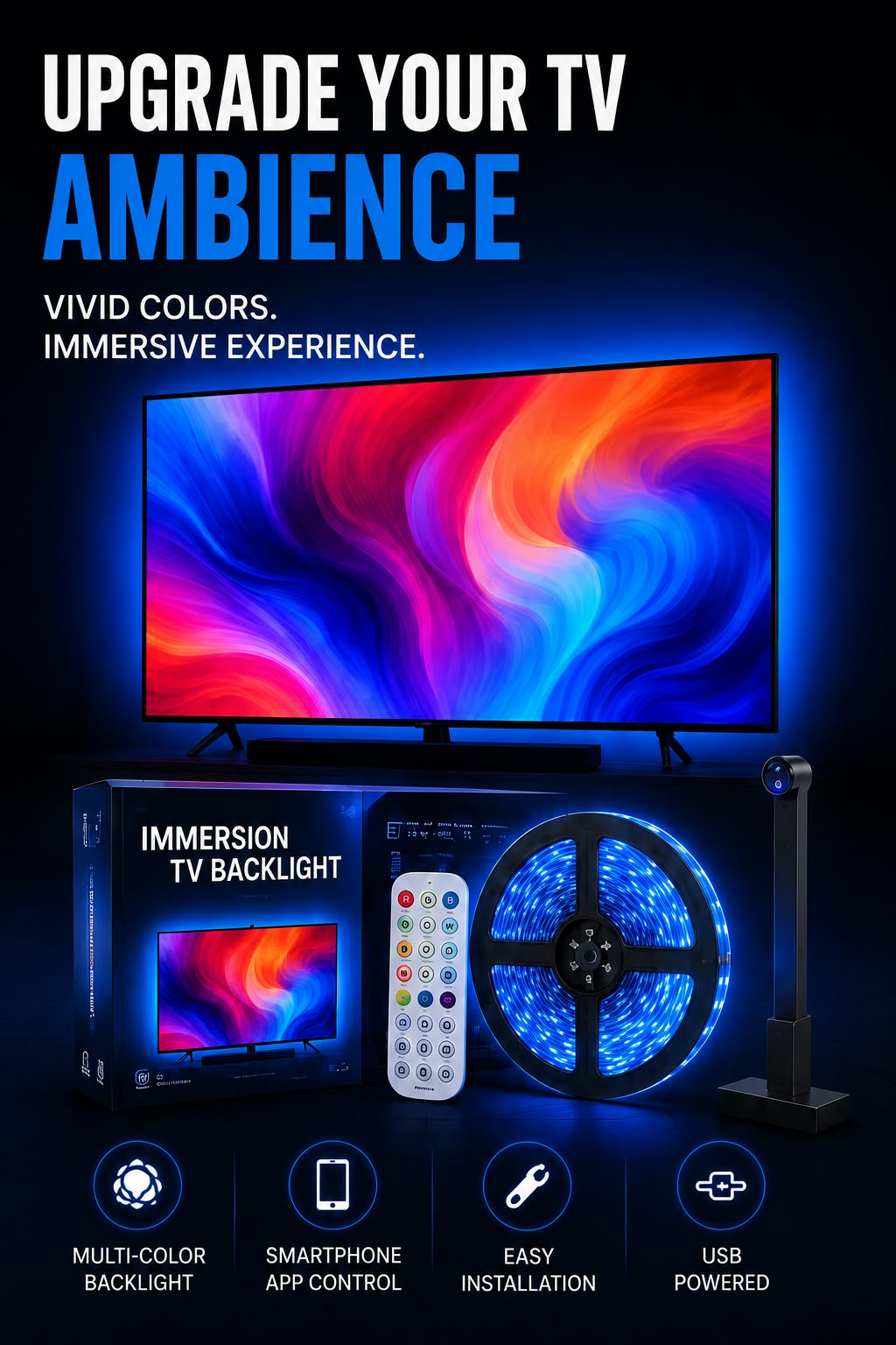 Perspectaa Cinema Immersion TV Backlight - Landing Image 1