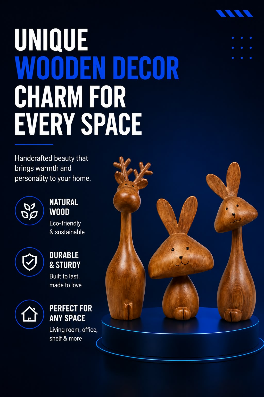 Perspectaa Medieval Style Rabbit Family Figurine - Landing Image 1