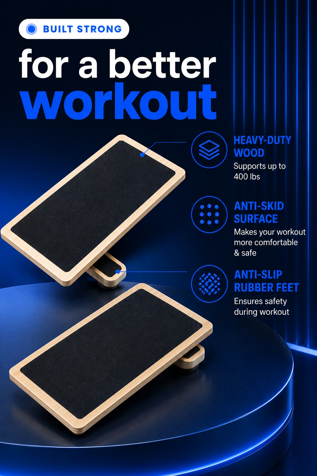 Perspectaa Ankle Balance Board - Landing Image 2