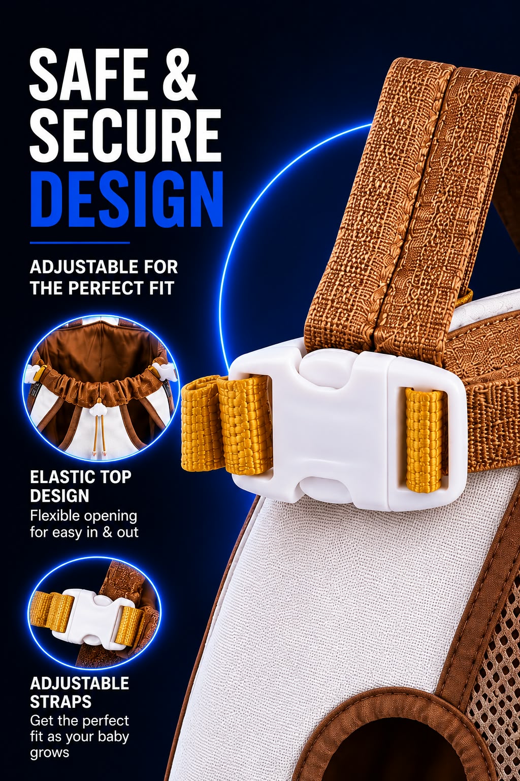 Perspectaa Pet Carrier Backpack for Small Dogs - Landing Image 1