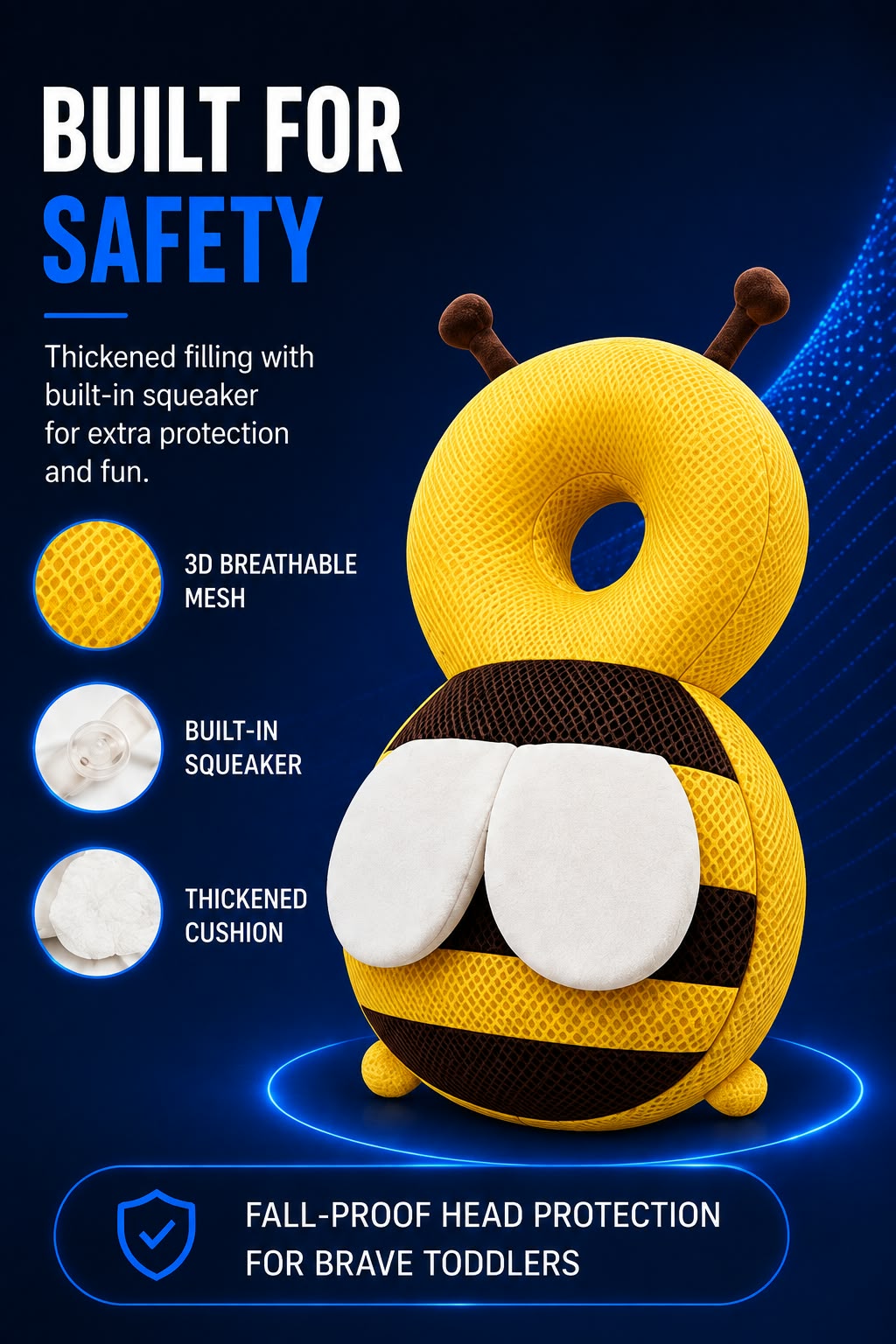 Perspectaa Infant Anti-Fall Head Protection Pillow - Landing Image 2