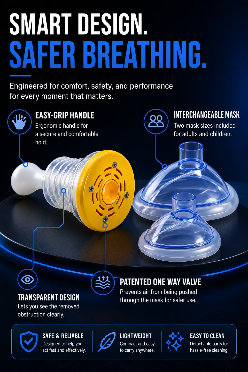 Perspectaa Anti-Choking Rescue Device - Landing Image 2