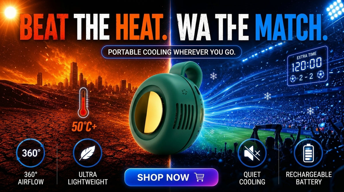 Perspectaa Portable USB Rechargeable Bladeless Mini Fan - Landing Image 3