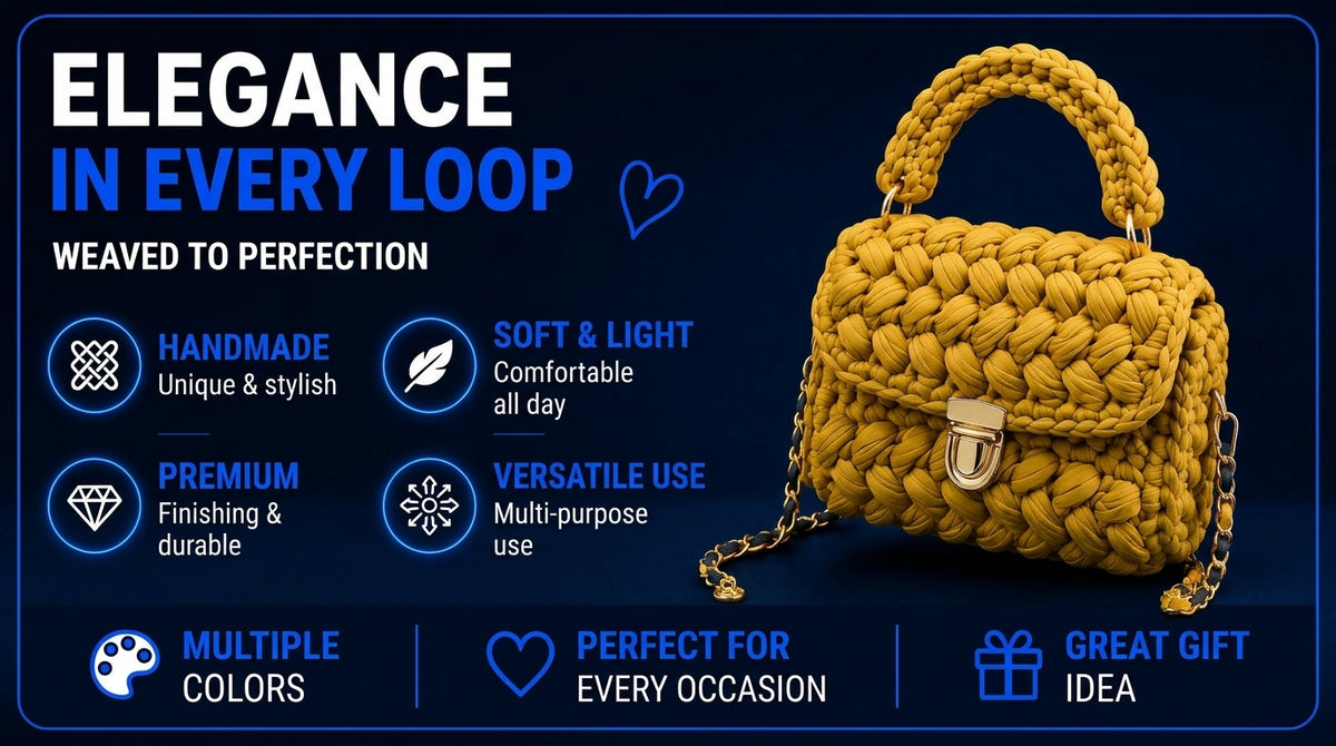 Perspectaa Handmade Woven Crossbody Bag - Landing Image 3