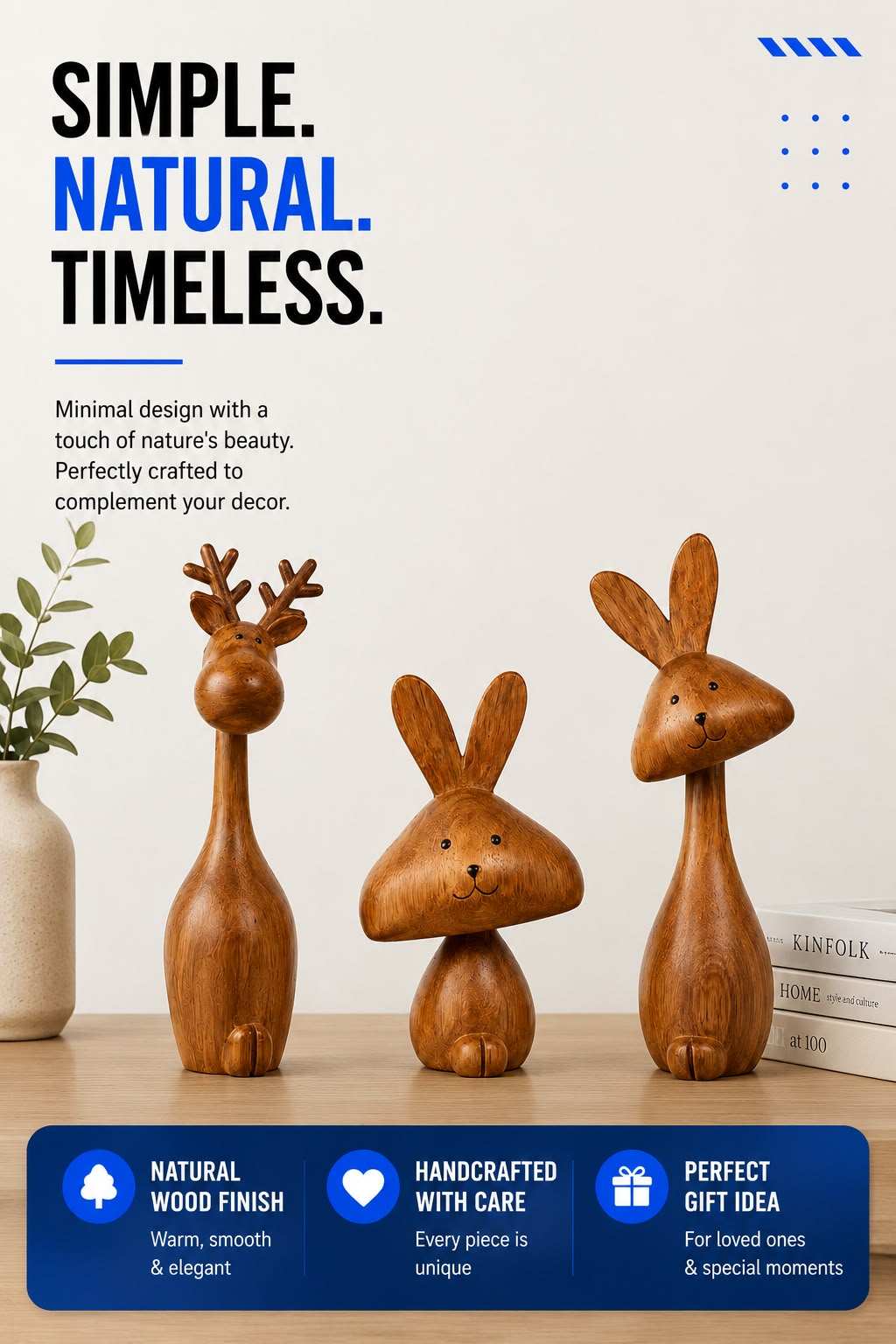 Perspectaa Medieval Style Rabbit Family Figurine - Landing Image 2