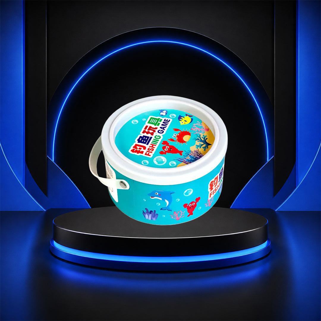 Perspectaa Wooden Magnetic Fishing Game for Kids