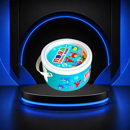 Perspectaa Wooden Magnetic Fishing Game for Kids