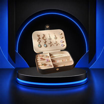 Perspectaa Portable Dual Layer Jewelry Storage Box