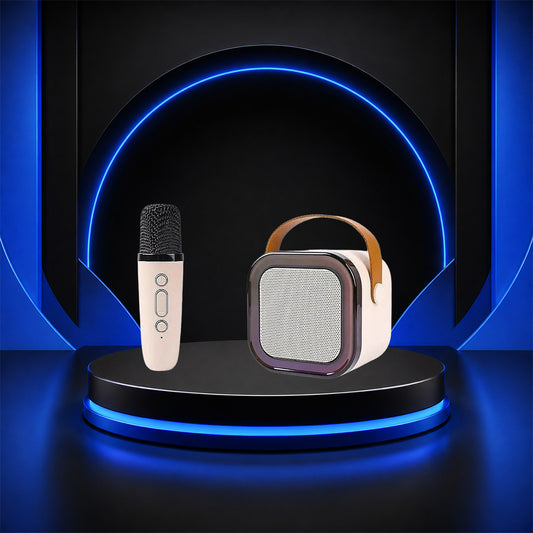 Perspectaa Portable Bluetooth Karaoke Speaker with Microphone