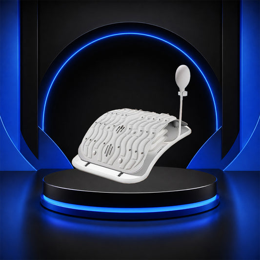 Perspectaa Inflatable Lumbar Reliever with Adjustable Air Bag Waist Support