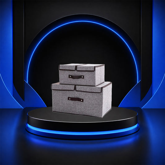 Perspectaa Foldable Fabric Storage Box with Dividers
