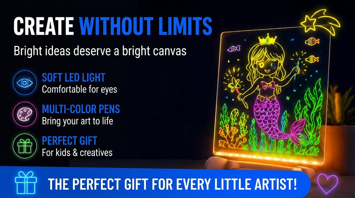 Perspectaa Luminous Drawing Board for Kids - Landing Image 1