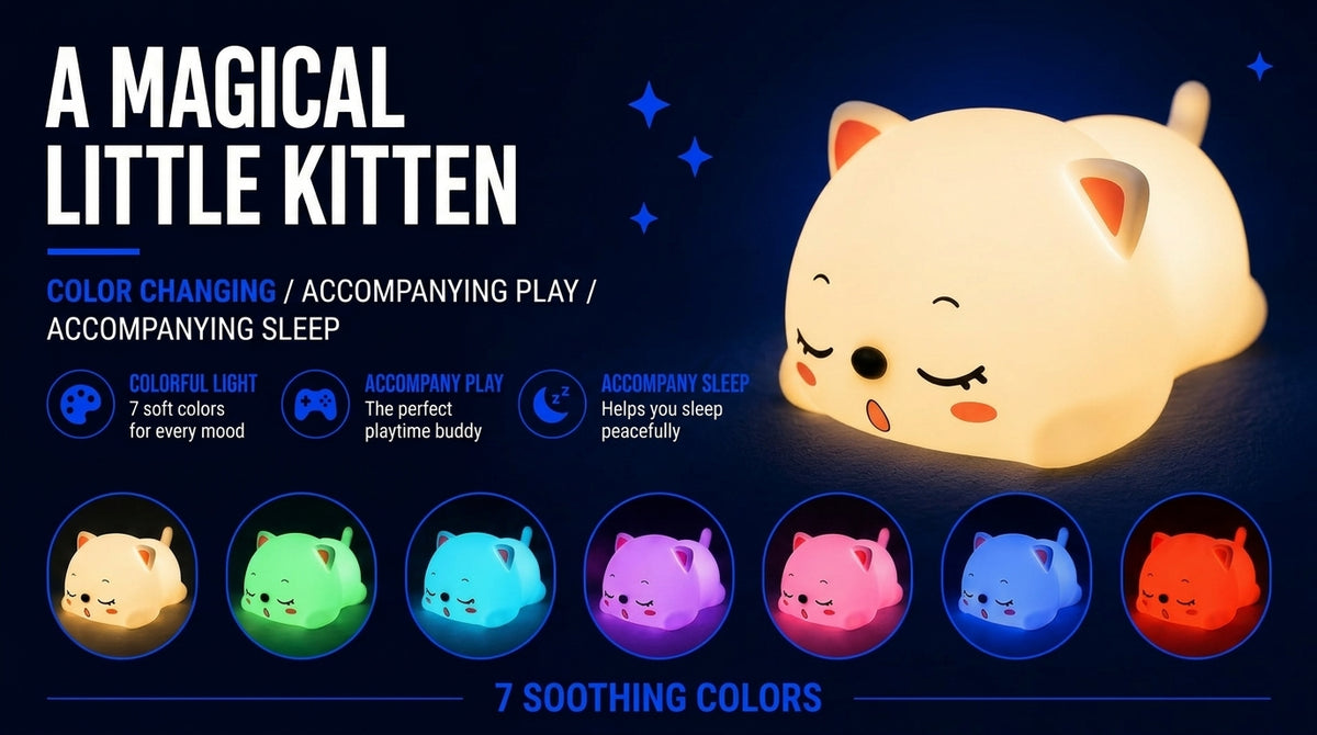 Perspectaa Animal Shape Rechargeable Night Light - Landing Image 3