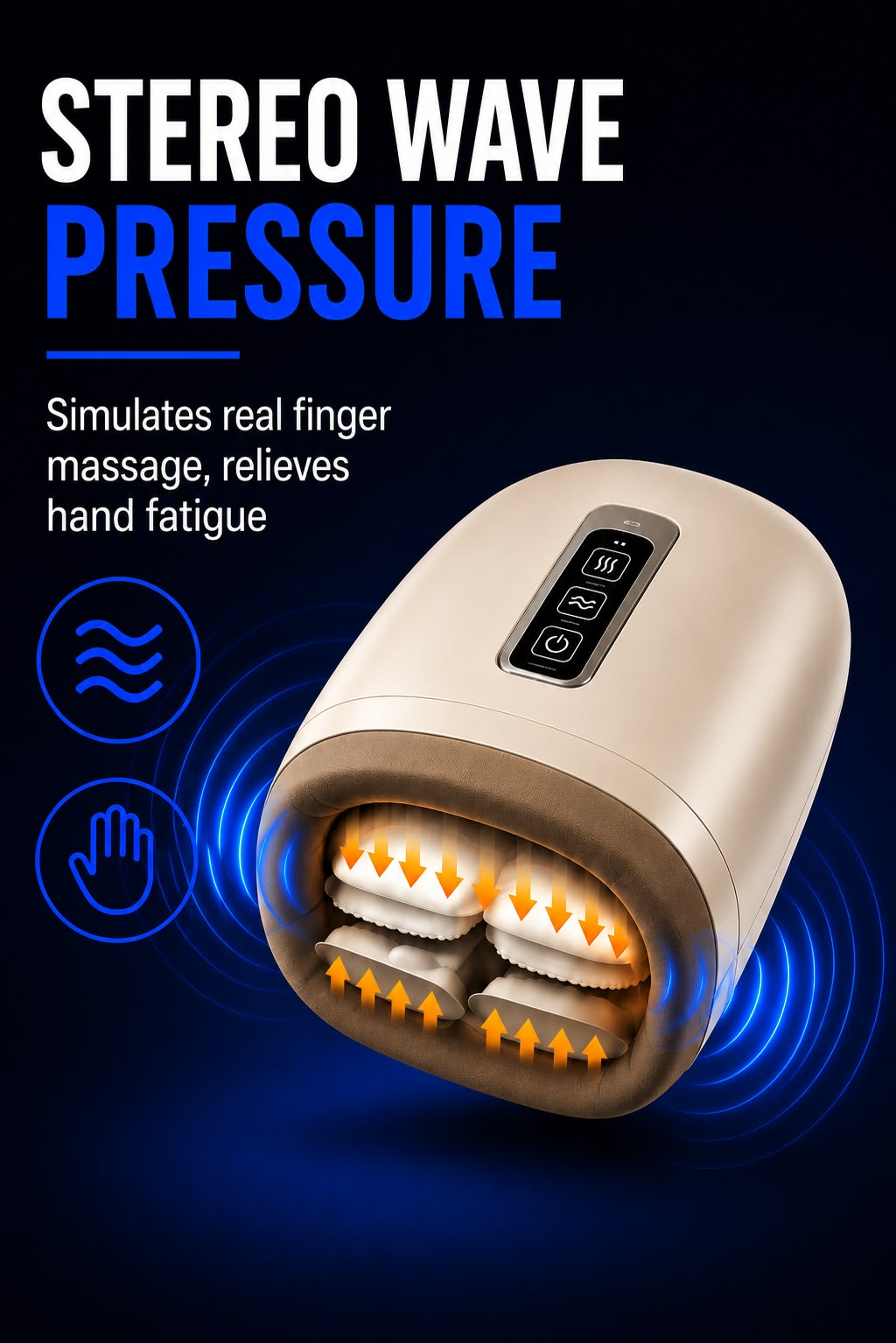 Perspectaa Hand Massager with Heating and Air Wave Technology - Landing Image 4