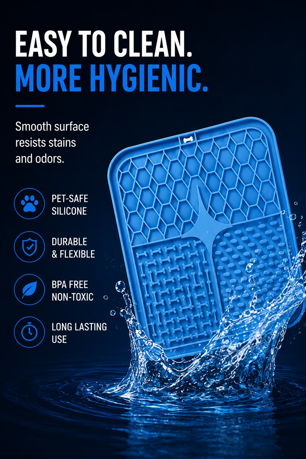 Perspectaa Silicone Pet Licking Slow Feeder Pad - Landing Image 5