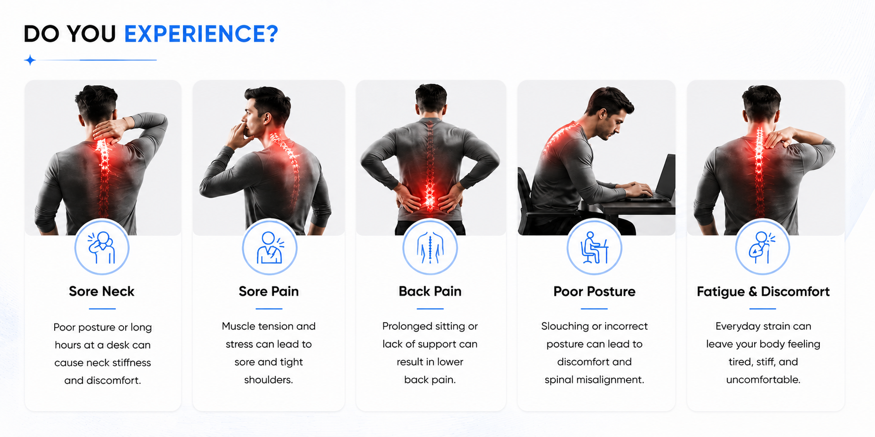 Perspectaa Posture Corrector for Shoulder and Back Support - Landing Image 2