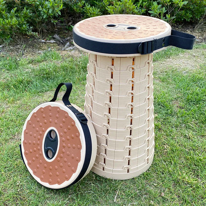 Perspectaa Portable Adjustable Telescopic Folding Stool