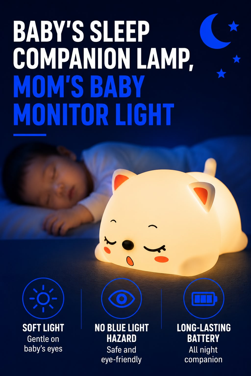 Perspectaa Animal Shape Rechargeable Night Light - Landing Image 5