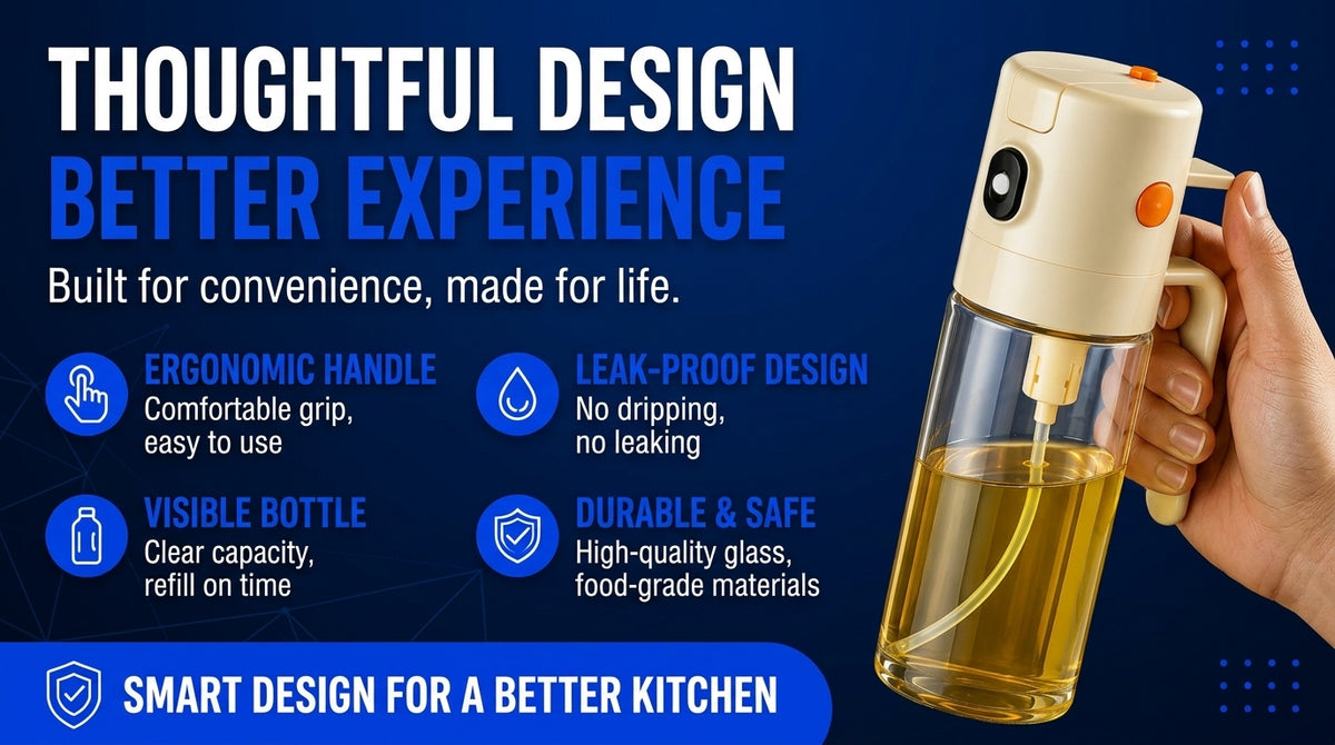 Perspectaa Glass Oil Dispenser Bottle - Landing Image 4