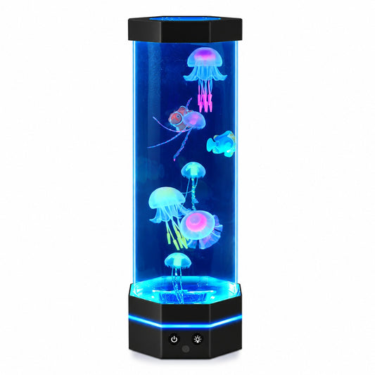 Perspectaa Remote Control Color Changing Jellyfish USB Night Light