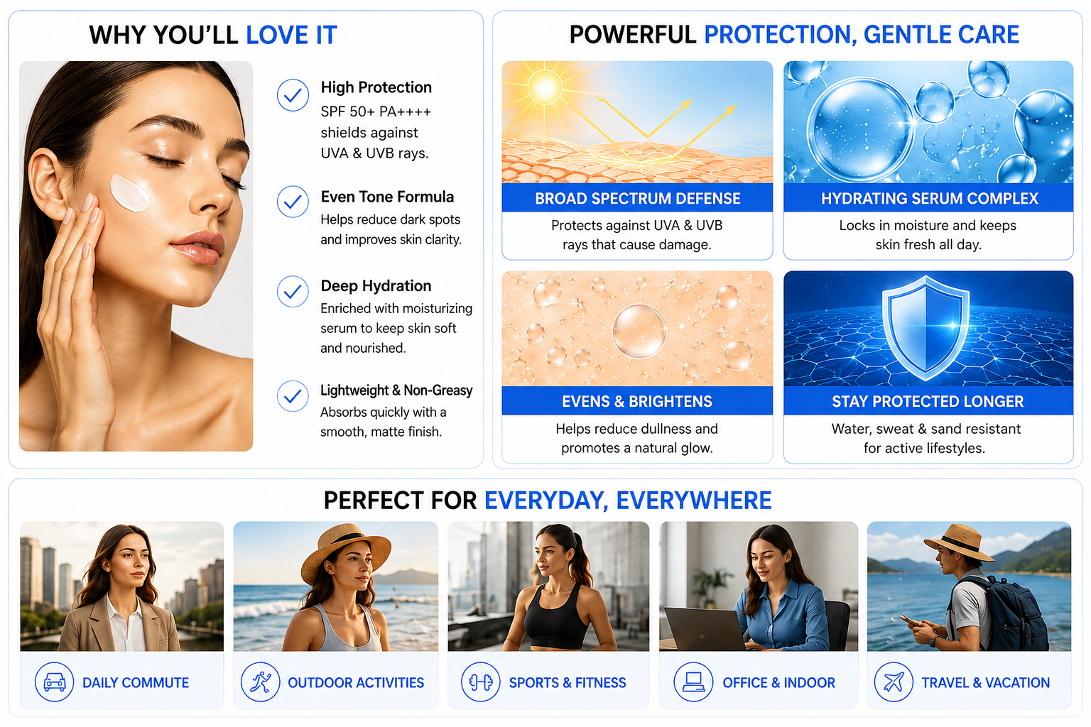Perspectaa Sunscreen Moisturizing Cream - Landing Image 2