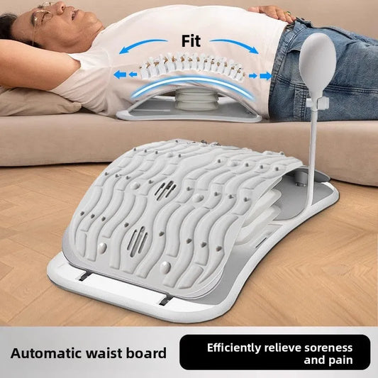 Perspectaa Inflatable Lumbar Reliever, Adjustable Air Bag Waist Support Plate to Relieve Lumbar Disc and Waist Stretching Artifact Wholesale