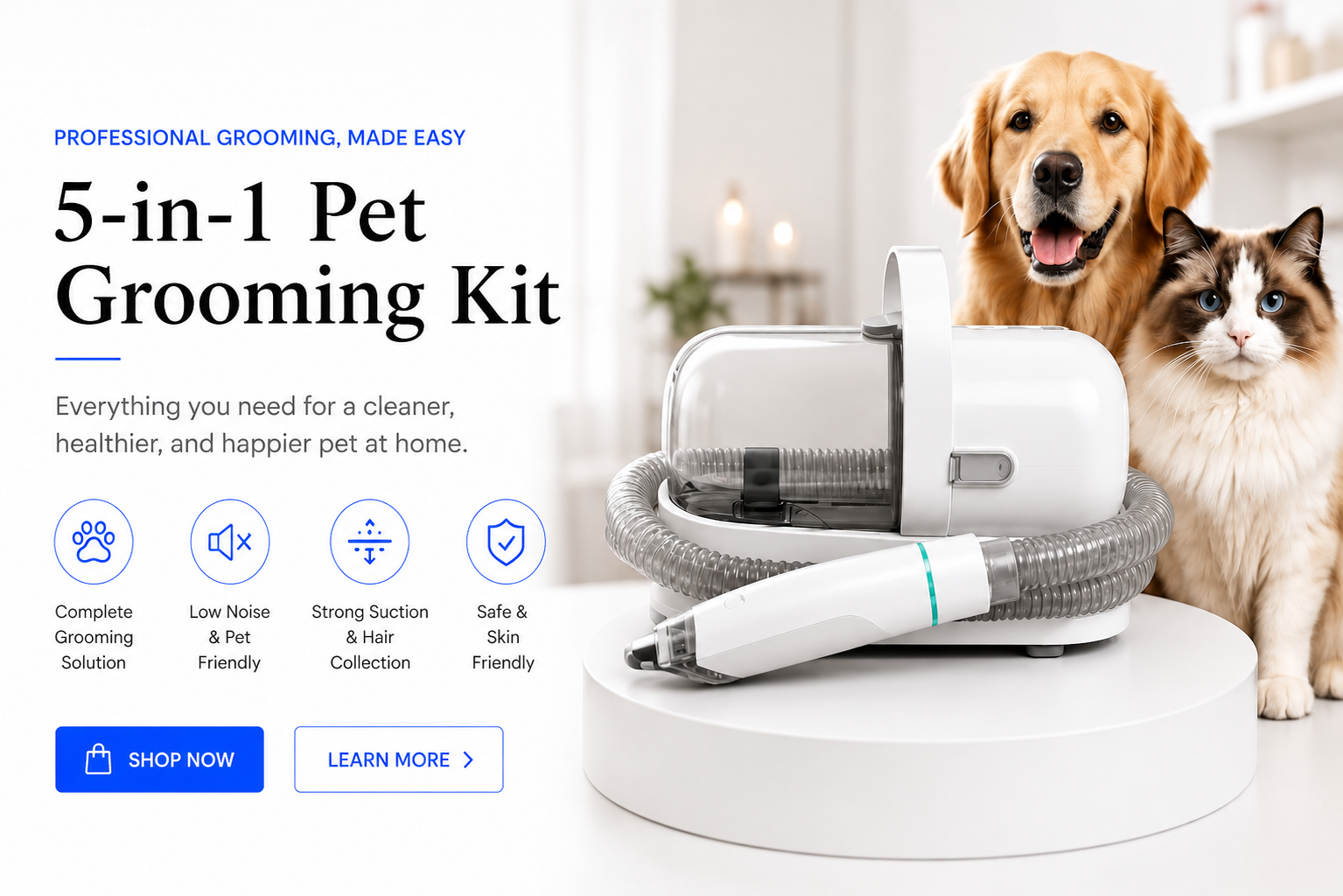 Perspecta Neakasa P1 Pro Pet Grooming Clipper - Landing Image 3