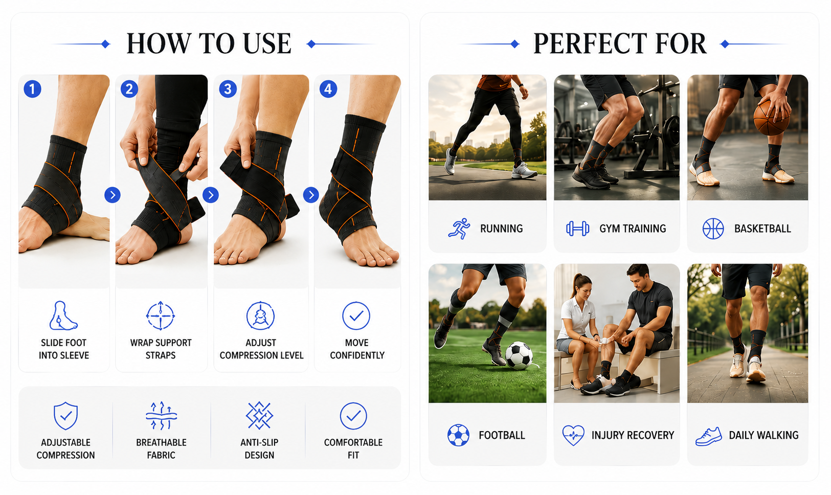 Perspectaa ABIRAM Ankle Brace - Landing Image 4