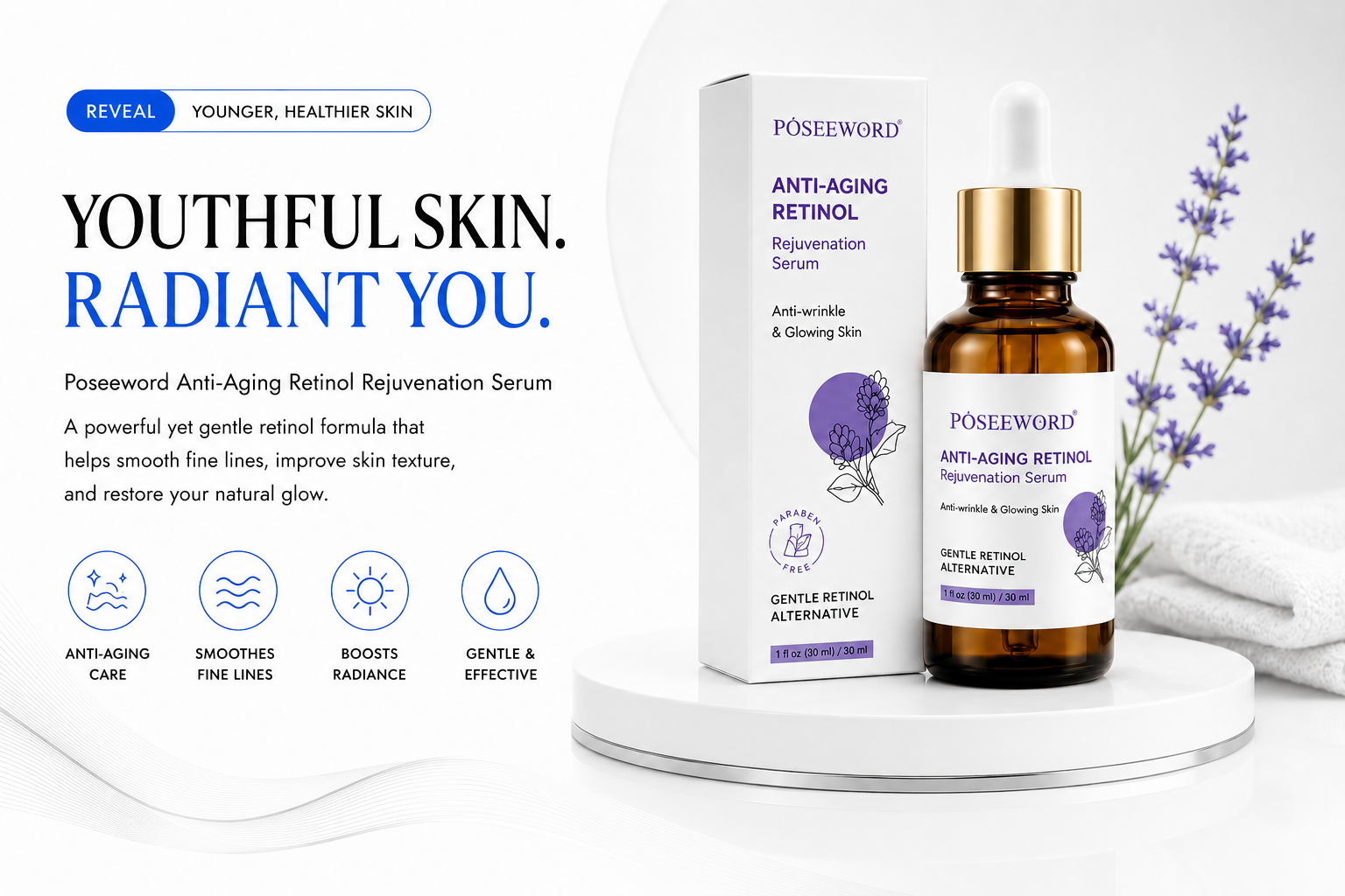 Perspectaa Retinol SeruRetinol Serumm - Landing Image 2