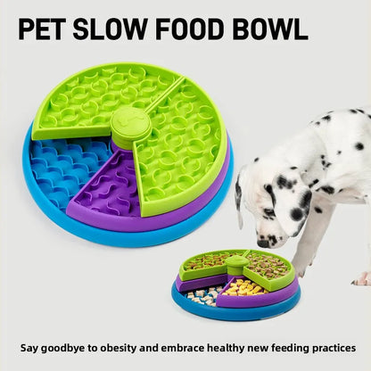 PerspectaaThree-Layer Slow-Feeding Pet Bowl