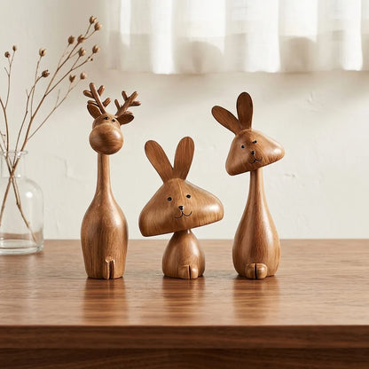 Perspectaa Medieval Style Rabbit Family Figurine