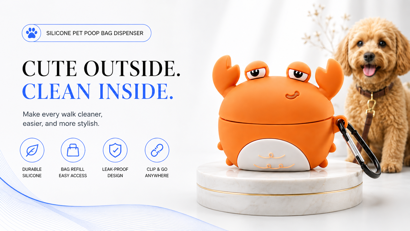 Perspectaa Cartoon Silicone AirPods Case Cover - Landing Image 2