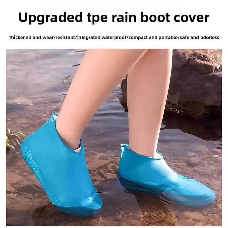 Perspectaa Waterproof Non-Slip PVC Shoe Covers