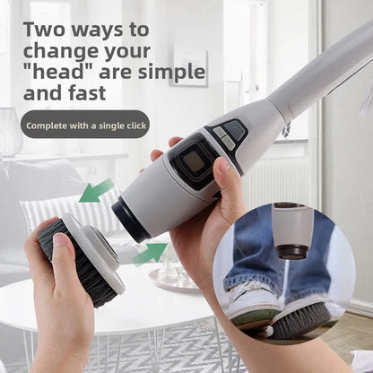 PerspectaaMultifunctional Wireless Electric Cleaning Brush with Voice Prompt